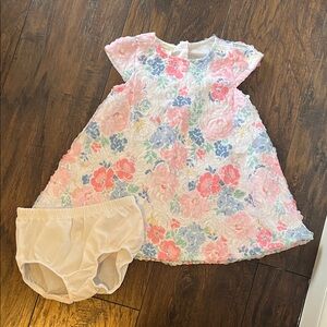 First Impressions Floral Baby Dress with Bloomers